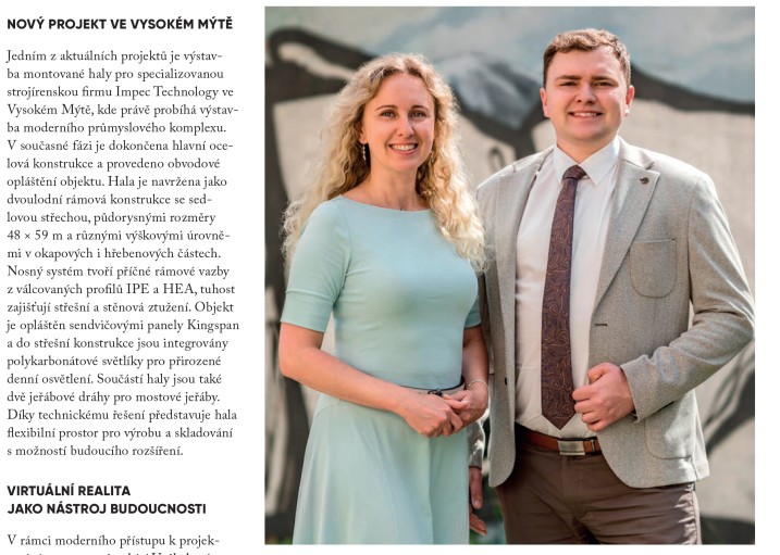 Unihal v časopise KONSTRUKCE