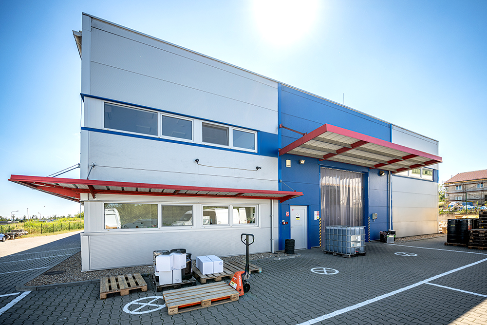 Skladová hala VINNÉ SKLEPY ZAJEČÍ